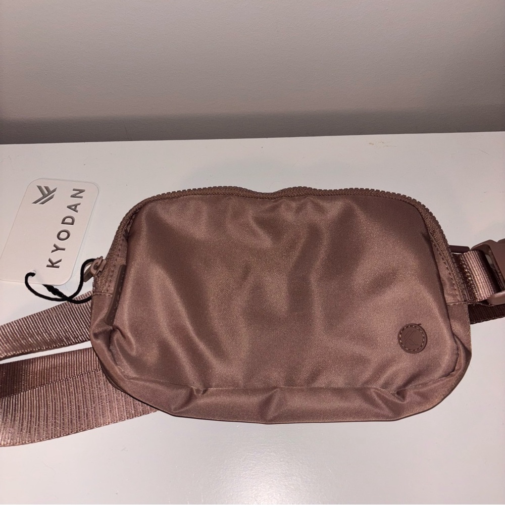 Kyodan mocha Crossbody Belt Bag NWT